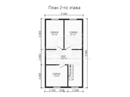 3d проект ДБ175 - планировка 2 этажа</div>