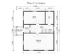 3d проект ДБ176 - планировка 1 этажа (превью)