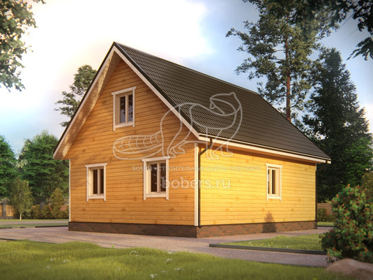 3d проект ДБ176 - второй вид
