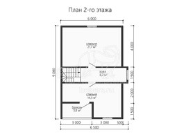 3d проект ДБ179 - планировка 2 этажа</div>