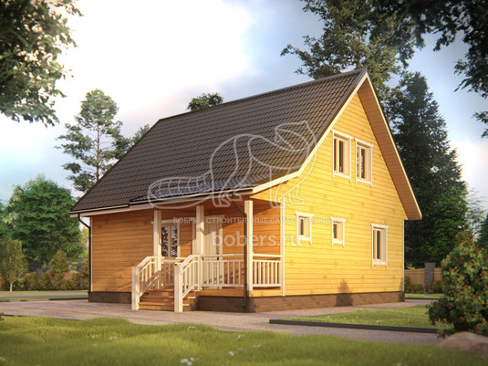 3d проект ДБ180 - второй вид