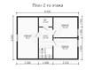 3d проект ДБ180 - планировка 2 этажа (превью)