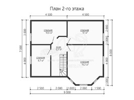 3d проект ДБ182 - планировка 2 этажа</div>