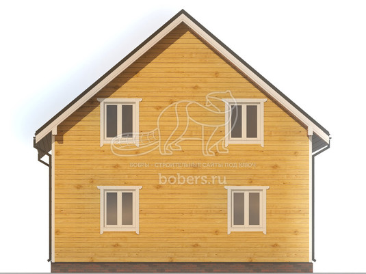3d проект ДБ188 - фасад 3