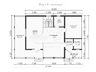 3d проект ДБ191 - планировка 1 этажа (превью)