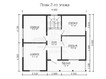 3d проект ДБ195 - планировка 2 этажа</div> (превью)