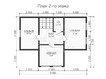 3d проект ДБ197 - планировка 2 этажа</div> (превью)