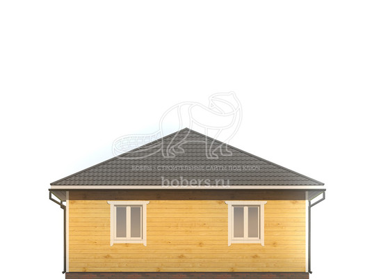 3d проект ДБ210 - фасад 3