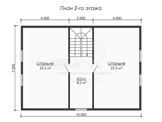 3d проект ДБ226 - планировка 2 этажа</div>