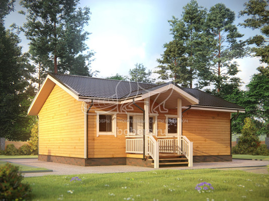 3d проект ДБ229 - второй вид