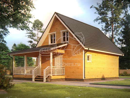 3d проект ДБ235 - второй вид