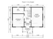 3d проект ДБ236 - планировка 1 этажа (превью)