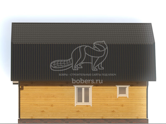 3d проект ДБ236 - фасад 3