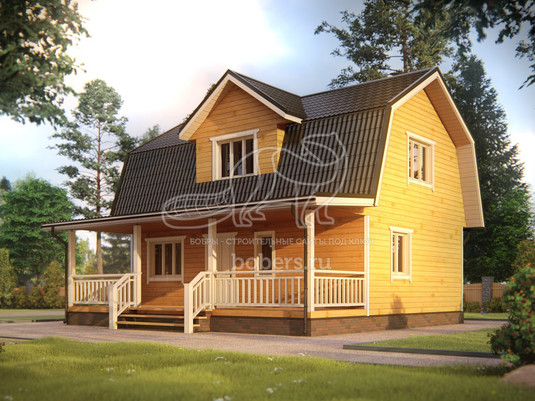 3d проект ДБ240 - второй вид