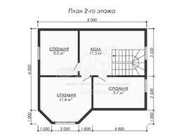 3d проект ДБ251 - планировка 2 этажа</div>