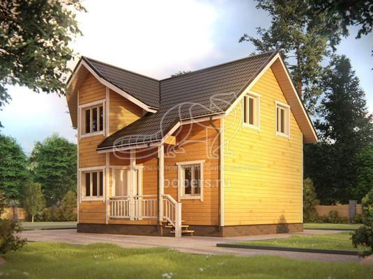 3d проект ДБ251 - второй вид