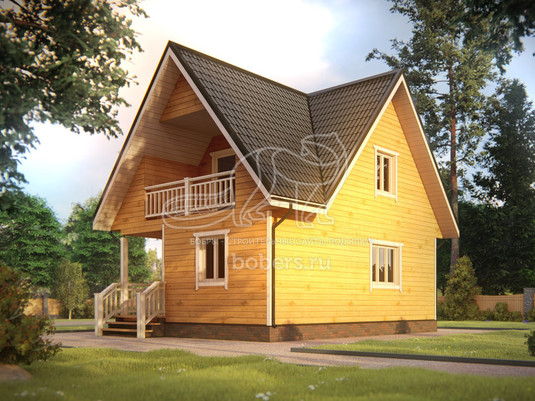 3d проект ДБ252 - второй вид