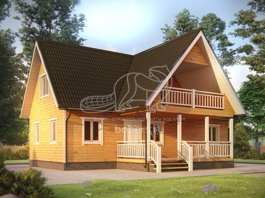 3d проект ДБ256 - второй вид