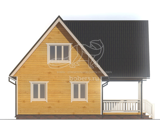3d проект ДБ256 - фасад 4</div>