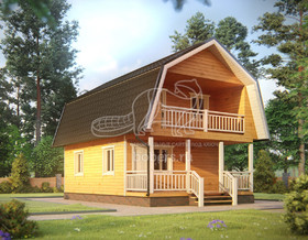 3d проект ДБ262 - первый вид