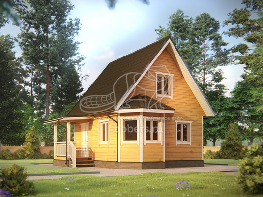 3d проект ДБ269 - первый вид