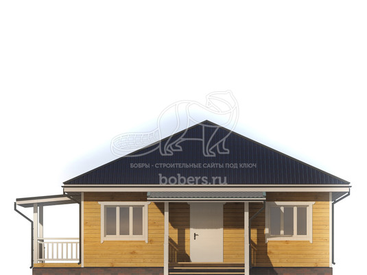 3d проект ДБ279 - фасад 1