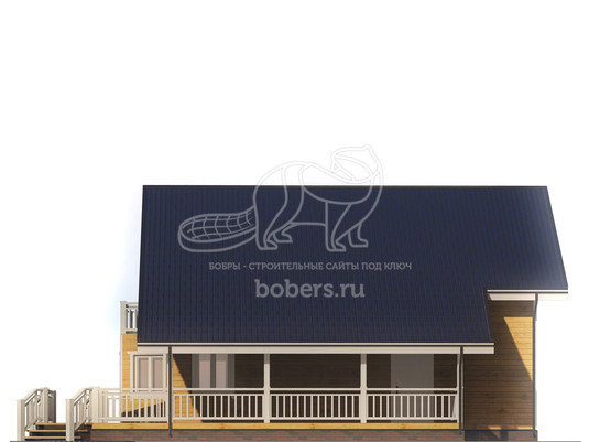 3d проект ДБ281 - фасад 2