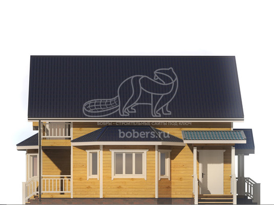 3d проект ДБ282 - фасад 2