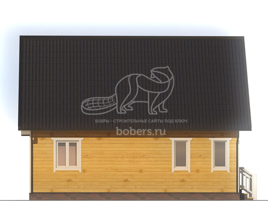3d проект ДБ286 - фасад 3