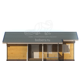 3d проект ДБ290 - фасад 1