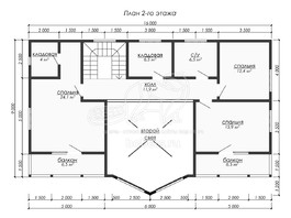 3d проект ДБ291 - планировка 2 этажа</div>
