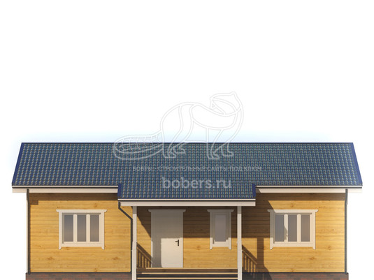 3d проект ДБ296 - фасад 1