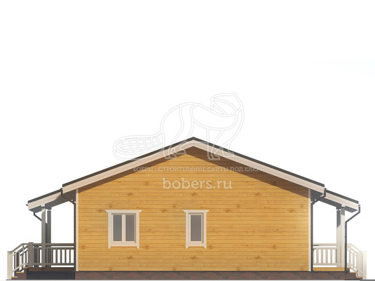 3d проект ДБ296 - фасад 2