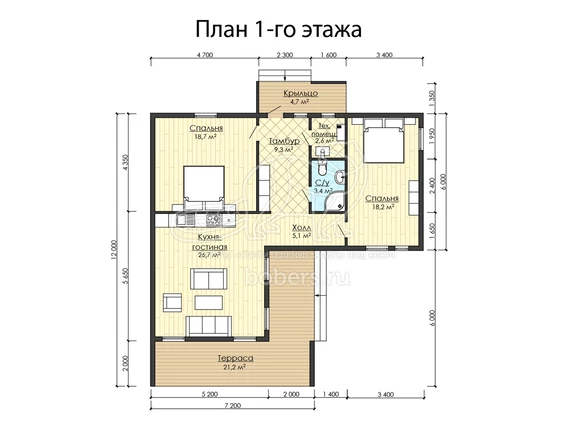 Мебелировка 2d