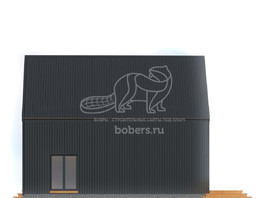 3d проект ДБХ013 - фасад 4
