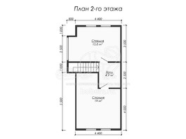 3d проект ДБХ015 - планировка 2 этажа</div>