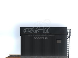 3d проект ДБХ017 - фасад 4