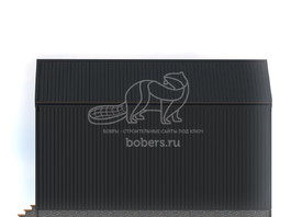 3d проект ДБХ019 - фасад 4