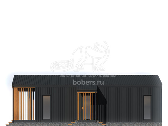 3d проект ДБХ021 - фасад 2