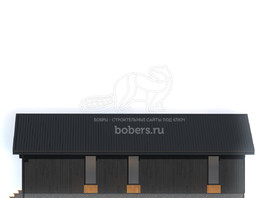 3d проект ДБХ025 - фасад 2