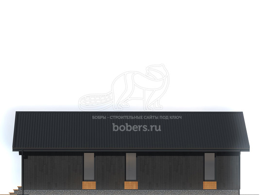 3d проект ДБХ025 - фасад 2