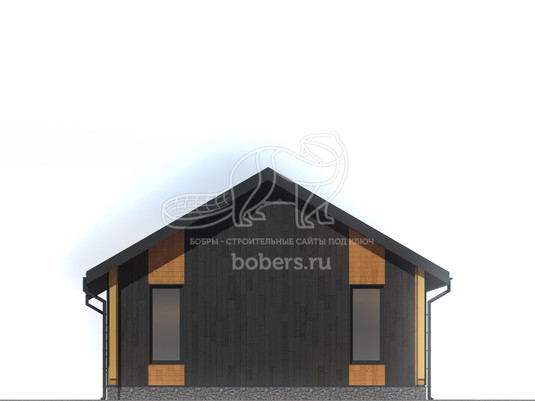 3d проект ДБХ025 - фасад 3