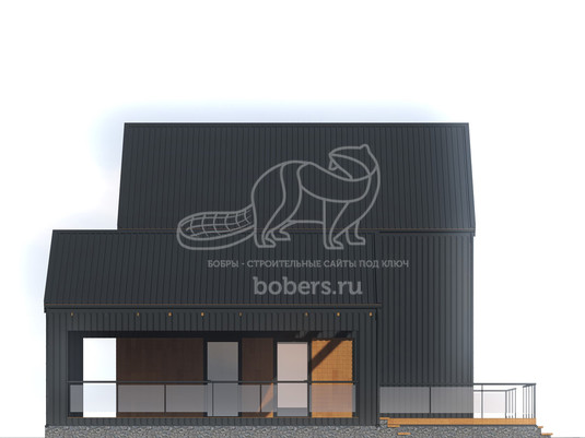 3d проект ДБХ027 - фасад 4</div>