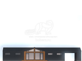 3d проект ДБХ031 - фасад 3