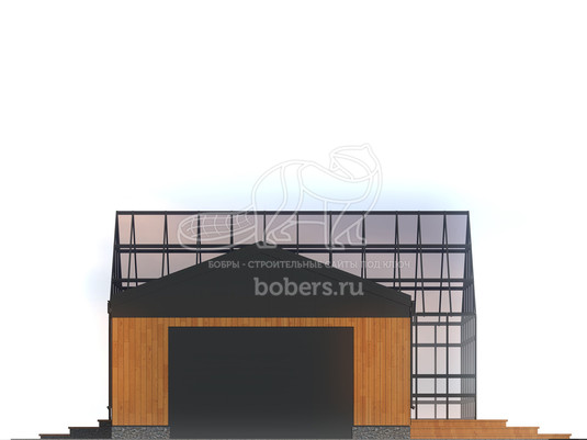 3d проект ДБХ032 - фасад 4</div>