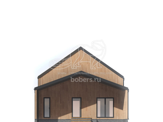3d проект ДБХ034 - фасад 3