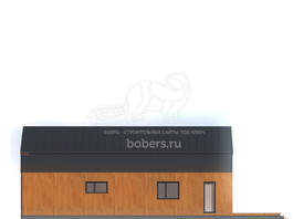 3d проект ДБХ035 - фасад 1