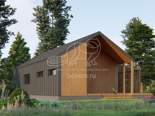 3d проект ДБХ042 - второй вид