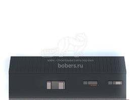 3d проект ДБХ042 - фасад 4