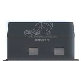 3d проект ДБХ055 - фасад 4